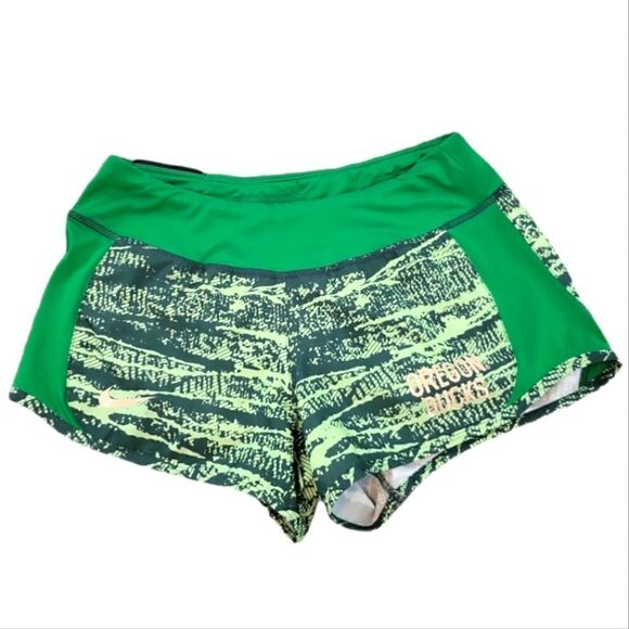EC NIKE DRI-FIT OREGON DUCKS RUNING SHORTS SZ.S - Picture 1 of 6